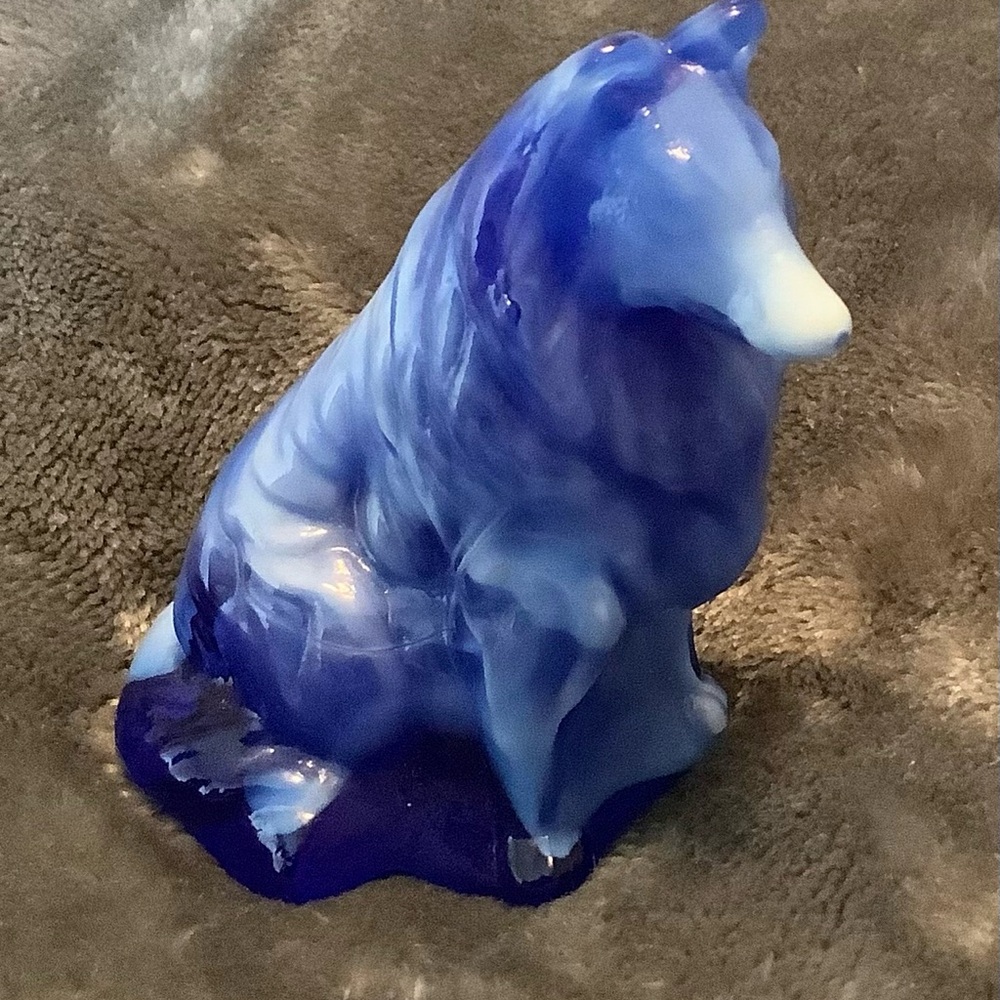 Moser 3” “Milk & Cobalt” (MAC) collectible Collie